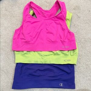 Champion Colorful Sports Bra Trio
